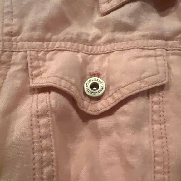 DKNY Linen Denim Style Jacket Size M - Picture 6 of 6